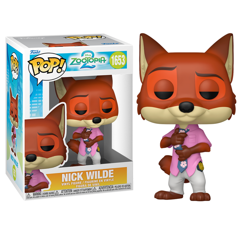 ZOOTOPIA / Nick Wilde  新品未開封 美品 Funko Pop! Filme Disney Zootopia Nick Wilde 1653 Original