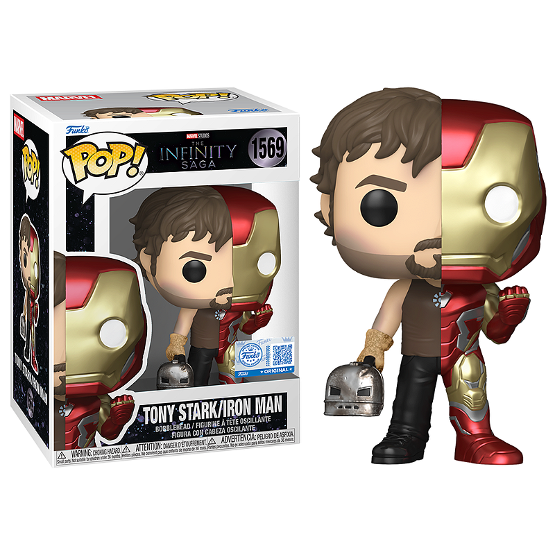 Funko Pop! Marvel Infinity Saga Tony Stark Iron Man 1569 Exclusivo
