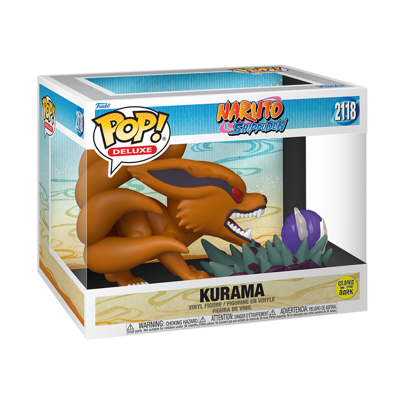 Funko Pop! Deluxe Animation Naruto Shippuden Kurama 2118 Exclusivo