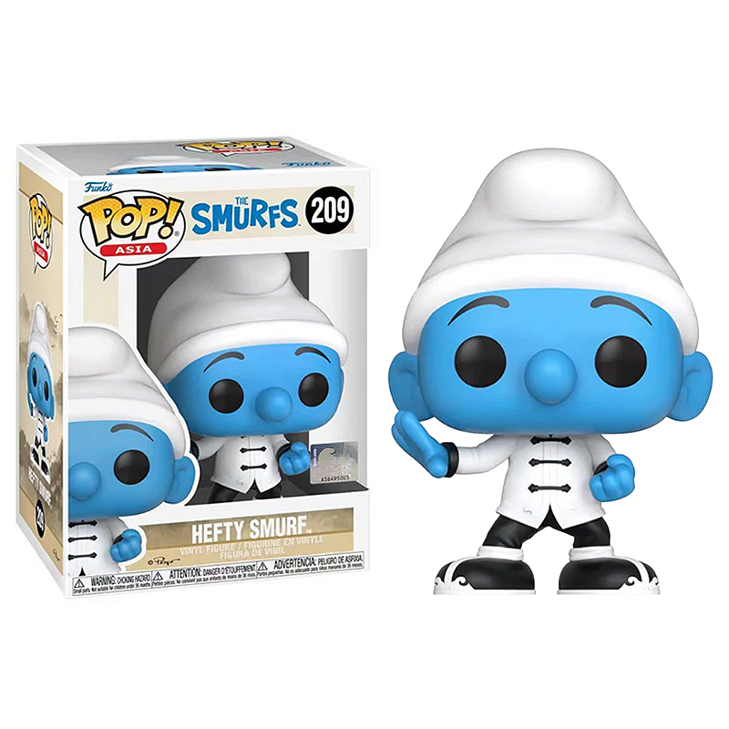 Funko Pop! Asia Os Smurfs Hefty Smurf 209 Exclusivo Original