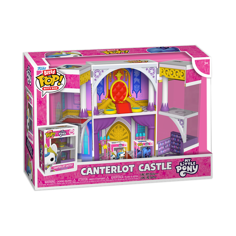 Funko Bitty Box! Animation My Little Pony Canterlot Castle + 2 Bitty Pop