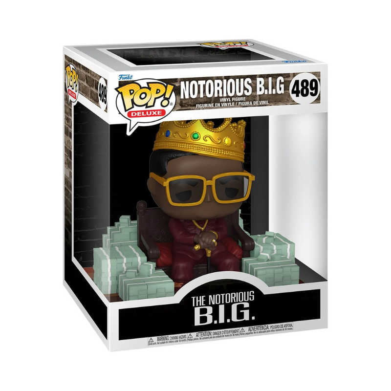 Notorious B.I.G. POP! Rocks フィギュア 新品未使用 Funko Pop! Deluxe Rocks The Notorious BIG 489 Original