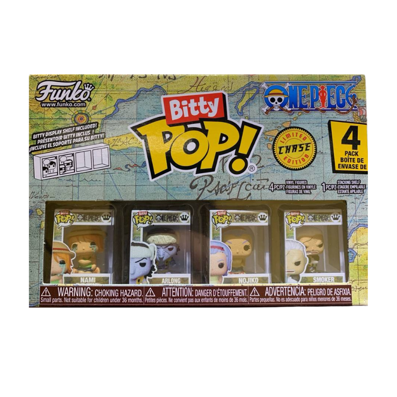 Funko Bitty Pop! Animation One Piece Nami Arlong Nojiko Smoker 4 Pack