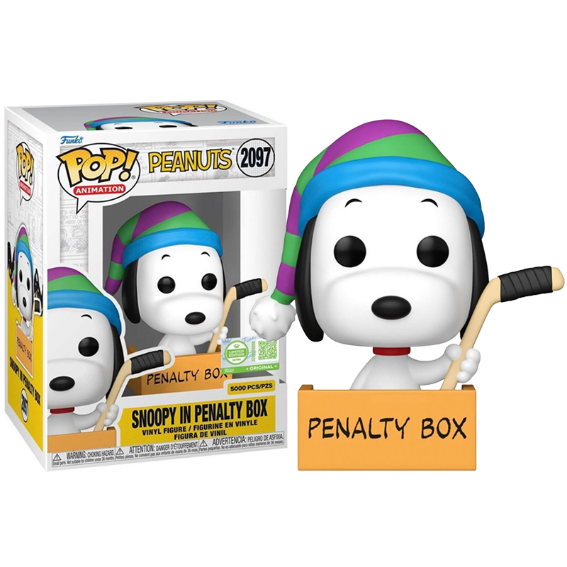 バンビー　フェアリー Funko Pop! Animation Peanuts Snoopy In Penalty Box 2097 Exclusivo
