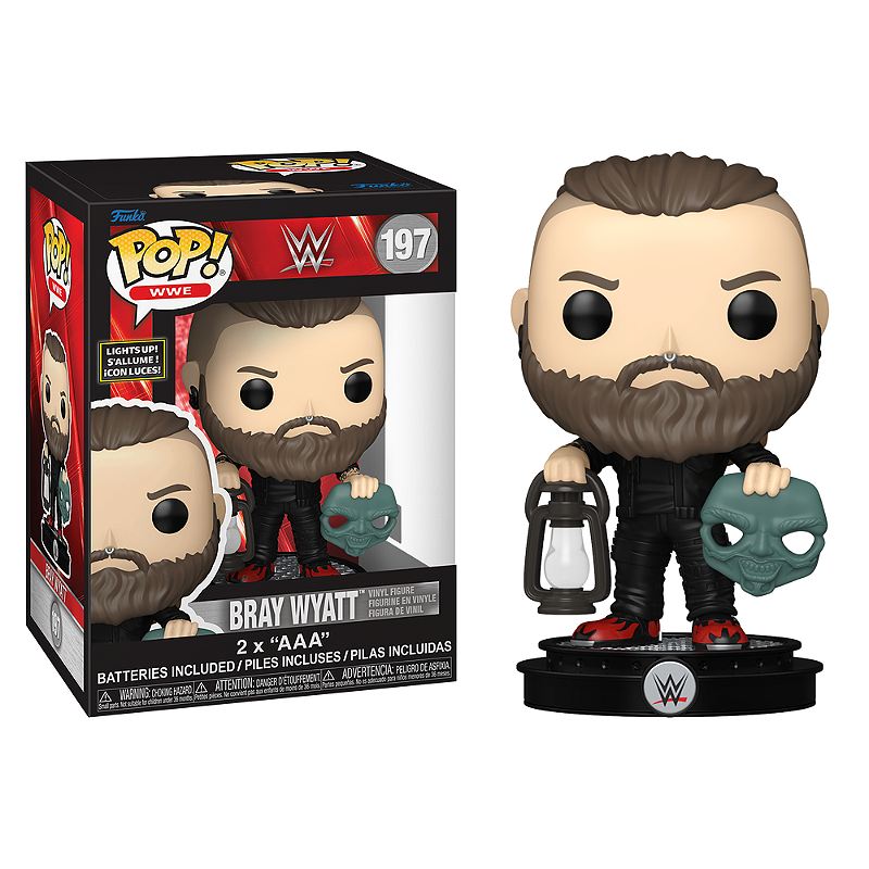 Funko Pop! WWE Bray Wyatt 197 Exclusivo Luz e Sons Original - Moça