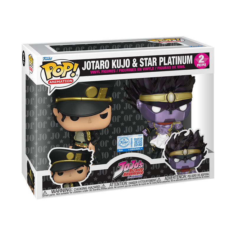 Funko Pop! Animation Jojos Bizarre Adventure Jotaro Kujo 2 Pack