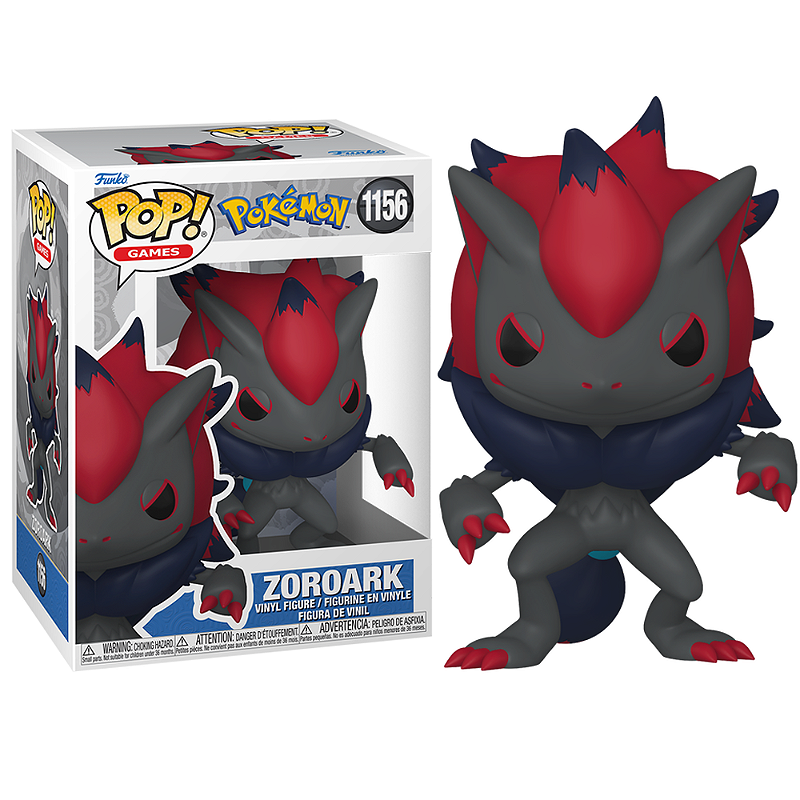 Funko Pop! Games Pokemon Zoroark 1156 Original Colecionavel - Moça