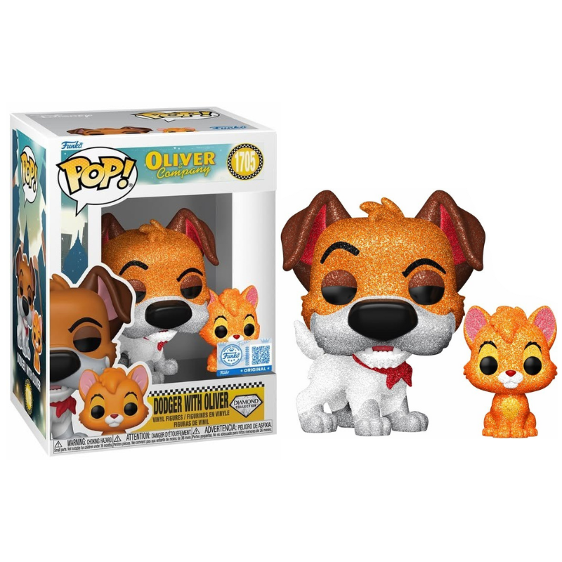 Funko Pop! Disney Oliver And Company Dodger With Oliver 1705