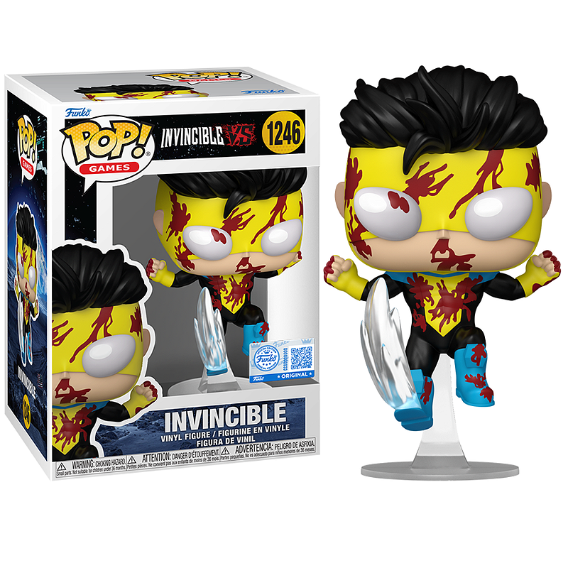 Invincible Funk Funko Pop! Games Invencível Invincible Exclusivo 1246 Original - Moça ...
