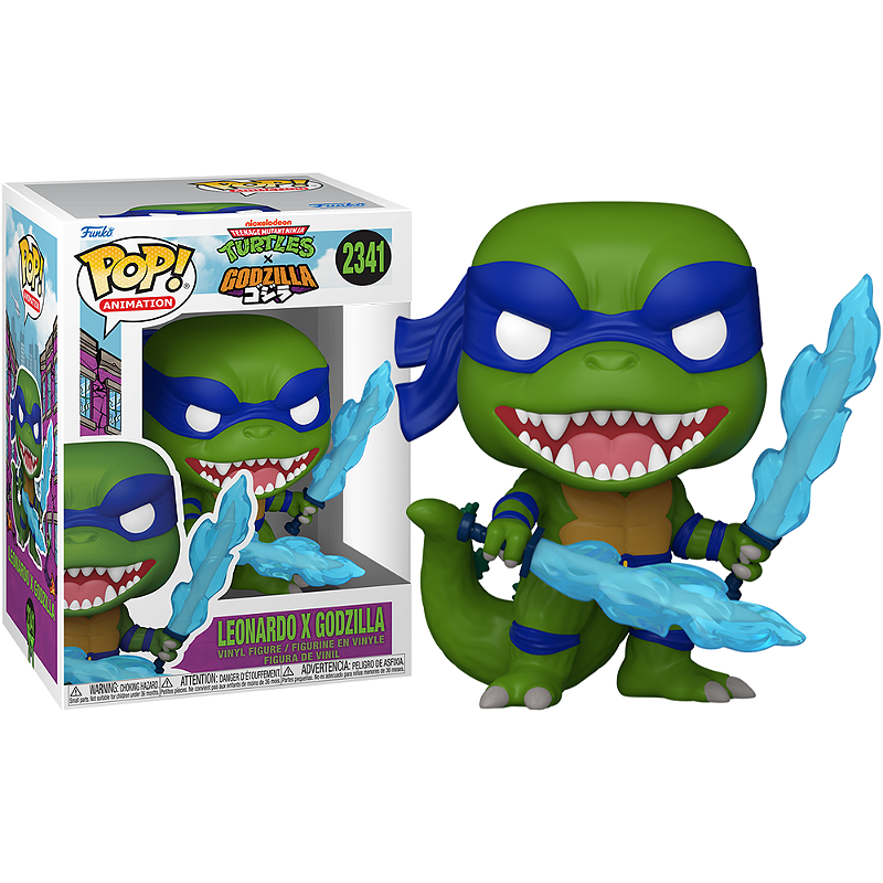 Funko Pop! Animation As Tartarugas Ninjas Leonardo x Godzilla 2341