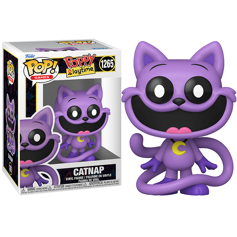 Funko Pop! Games Poppy Playtime Catnap 1265 Original Colecionavel