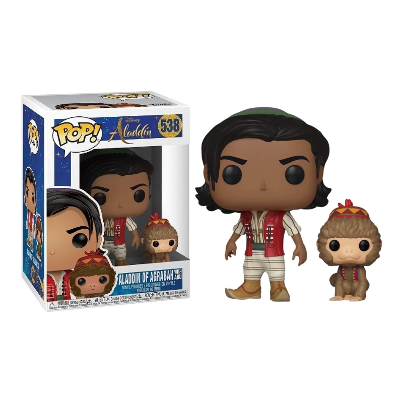 Funko Pop! Disney Aladdin Of Agrabah With Abu 538 Original - Moça