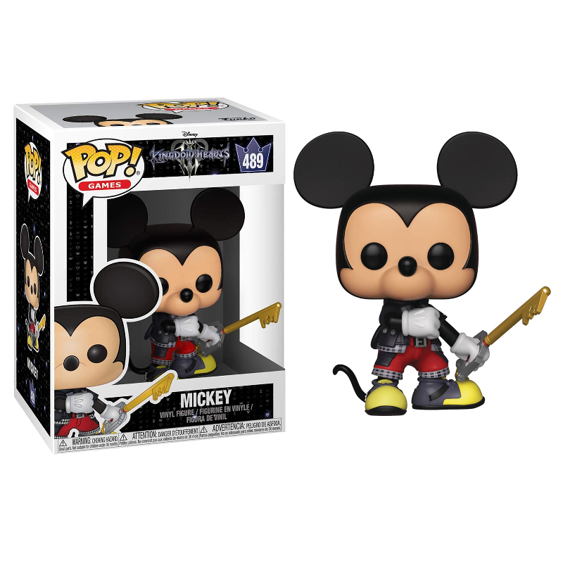 Funko Pop Disney Games Kingdom Hearts Mickey 489 Original Moça Do