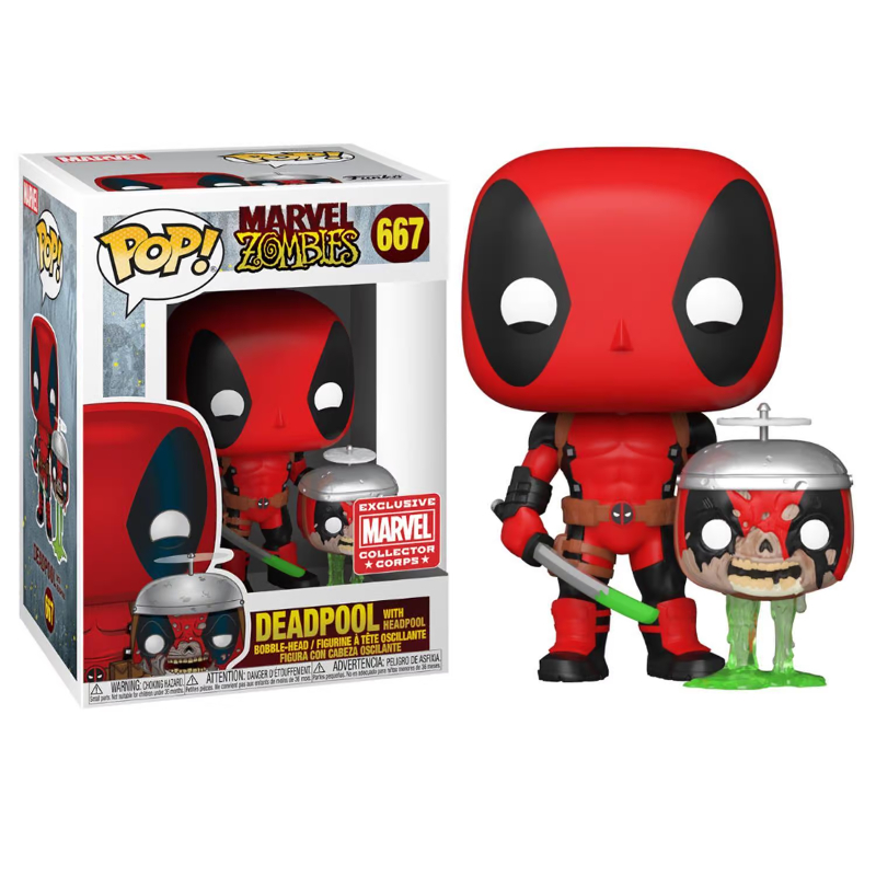 Funko Pop! Marvel Marvel Zombies Deadpool 667 Exclusivo Original