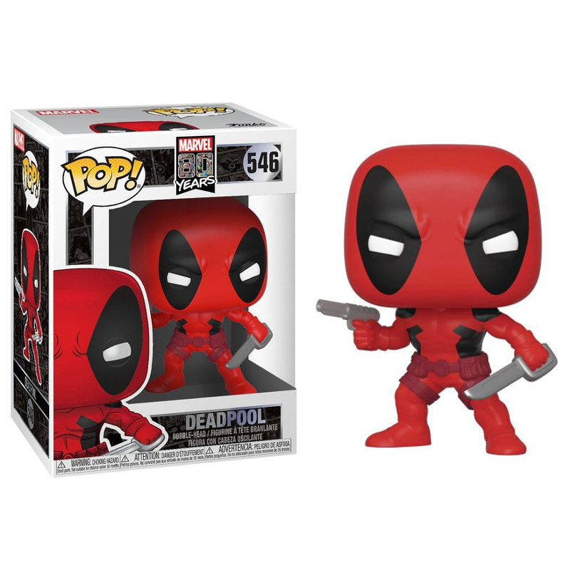 funko pop デッドプール　80th 546 Funko Pop! Marvel First Appearance Deadpool 546 Original - Moça do