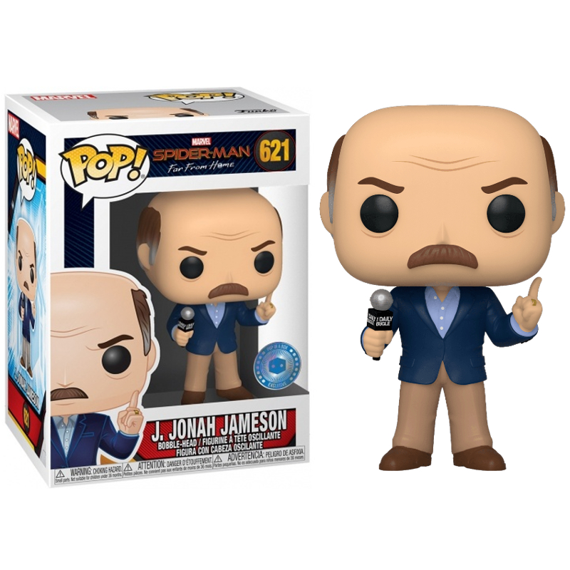 Funko POP! スパイダーマン J・ジョナ・ジェイムソン 2体 フィギュア Funko Pop! Marvel Spider-Man J. Jonah Jameson 621 Original - Moça