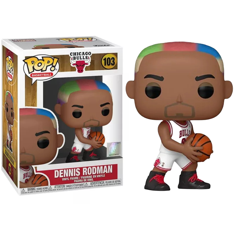 Funko Pop! NBA Chicago Bulls Dennis Rodman 103 Colecionavel