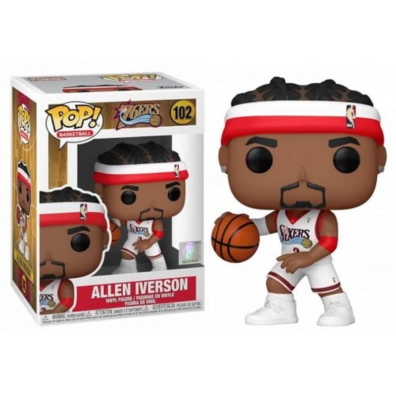 Funko Pop! Basketball NBA Allen Iverson 102 Colecionavel Original