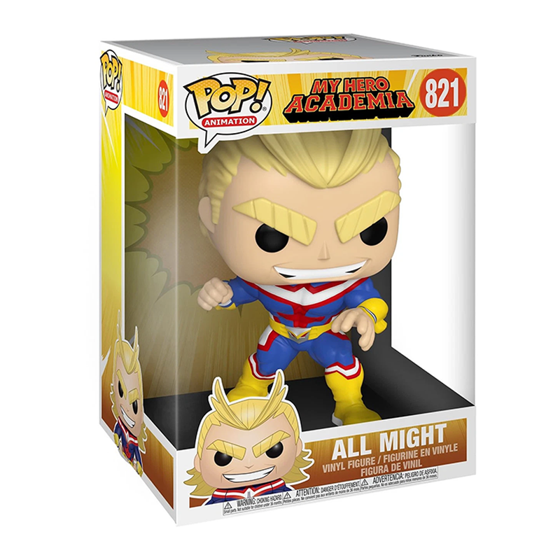maklsu Avenue CHROME MINTY アベニュー Funko Pop! Animação: My Hero Academia - All Might *Texas Smash