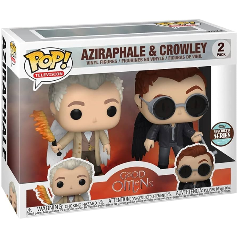 グッドオーメンズ　フィギュアセット　FUNKO POP! Funko Pop! Television Good Omens Aziraphale & Crowley 2 Pack