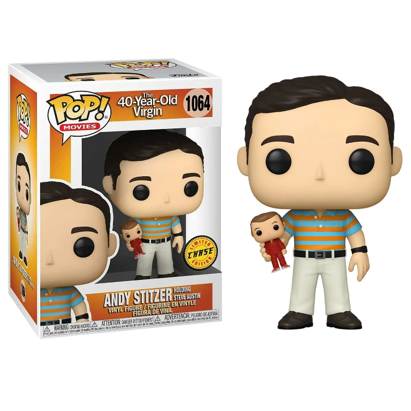 Funko Pop! The 40-Year-Old-Virgin Andy Stitzer 1064 Chase Funko Pop! The 40-Year-Old-Virgin Andy Stitzer 1064 Chase
