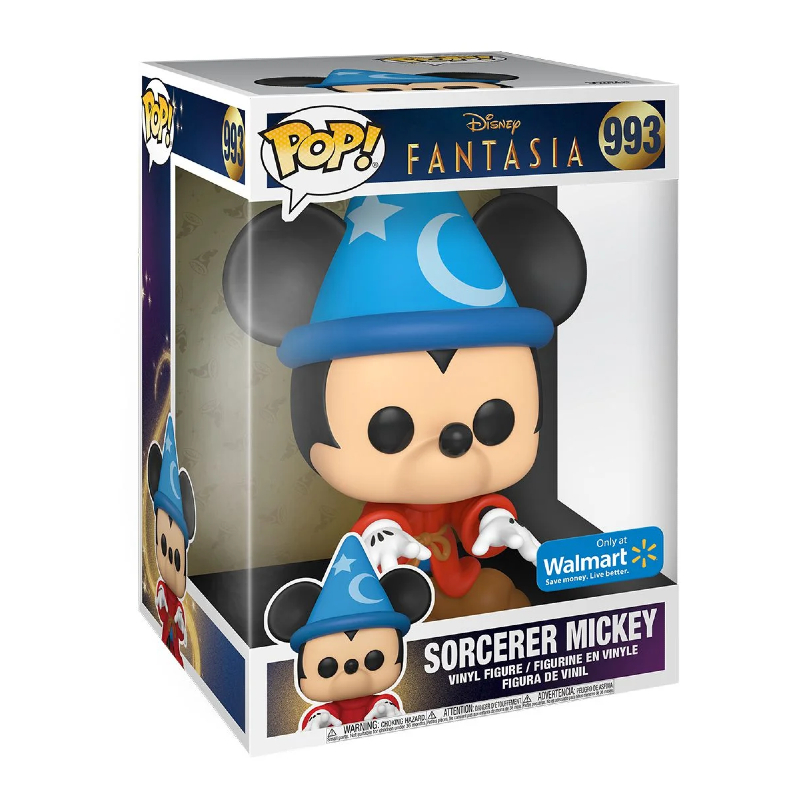 Funko Pop! Disney Fantasia Sorcerer Mickey 993 Exclusivo 10 Funko Pop! Disney Fantasia Sorcerer Mickey 993 Exclusivo 10