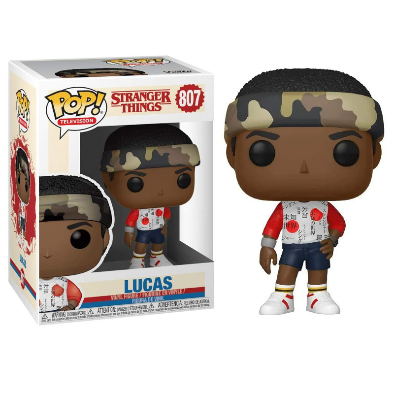 Funko Pop! Stranger Things Lucas 807 Original Colecionavel - Moça