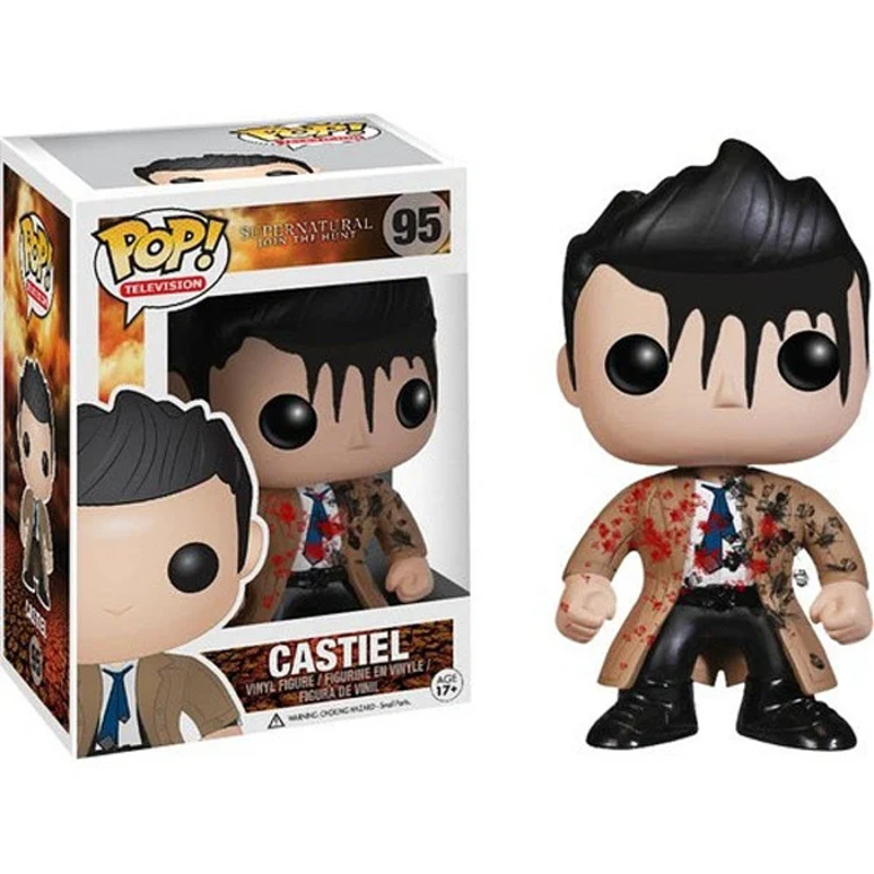POP!funko SUPERNATURAL フィギュアセット Funko Pop! Supernatural Castiel 95 Exclusivo Original Colecionavel