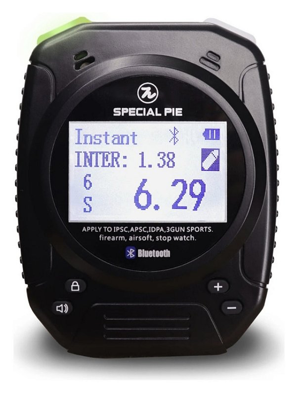 Timer Special Pie Temporizador Tiro Esportivo Cor Preto
