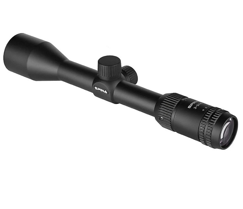 Luneta SPINA 3-9x40 SFP HD Jungle Shade Com Mount Perfil Alto P/ Trilho 20mm