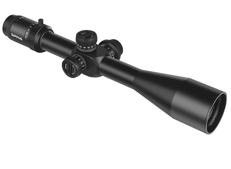 Luneta SPINA 6-24x50e FFP SFIR HD Wolf Chase Com Mount Baixo P/ Trilho 20mm