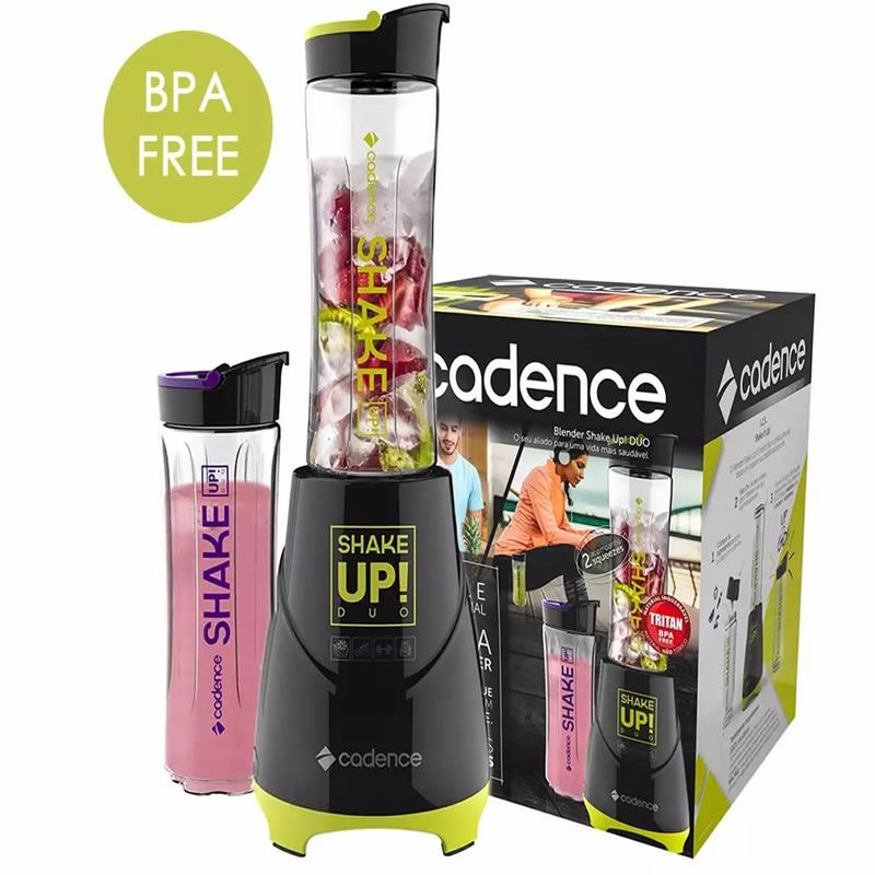 Liquidificador Blender Cadence Shake Up 300w 2 Copos Tritan Kubbo