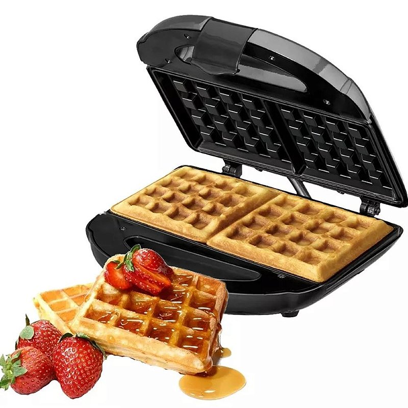 Máquina De Waffle Dupla Antiaderente Black Decker Garantia - Kubbo