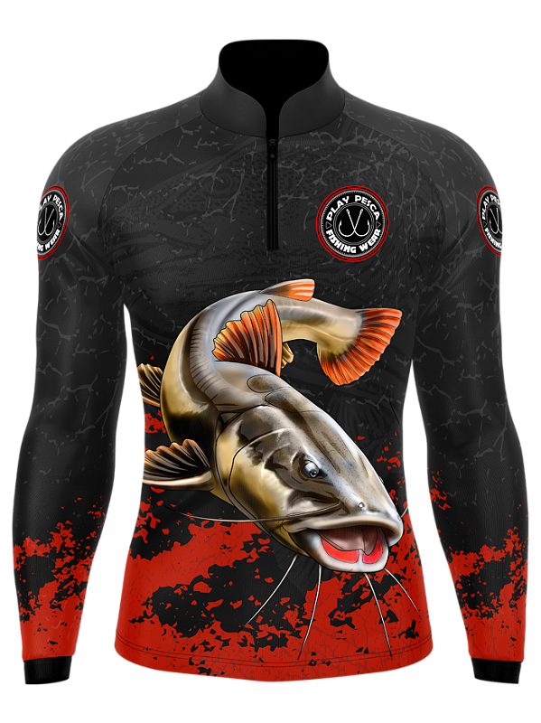 Camisa de pesca - Play Pesca - Pirarara 02 - Com proteção UV50