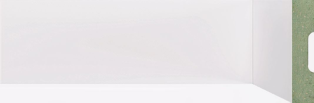 Rodapé e Guarnição Branco em MDF 7cm ULTRA sem friso 701 - preço por barra com 15mm de espessura e 2,40 metros lineares *