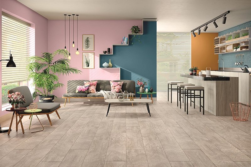 Piso Vinílico LVT Colado Eucafloor Working Alaska 3mm - preço da caixa com 3,62m²