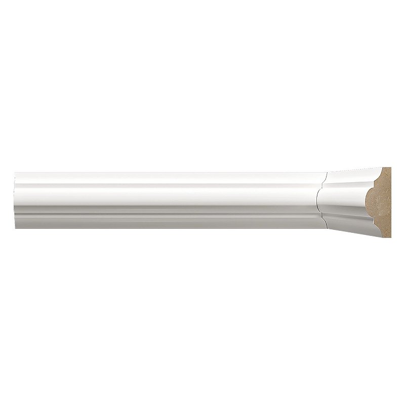 Rodameio Boiserie MDF Branco 30x15 mm - modelo 300 -preço por barra com 15mm de espessura e 2,40 metros lineares