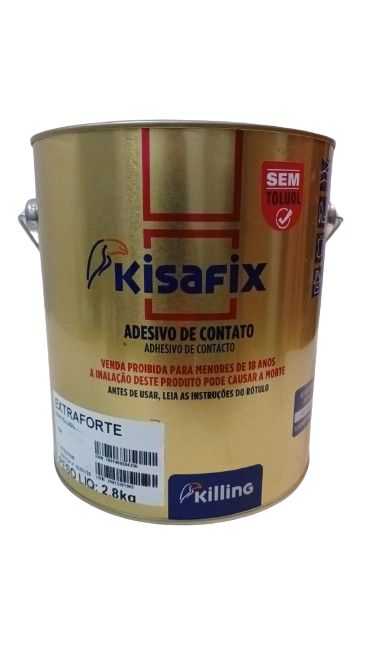 Cola Amarela SEM TOLUOL Forte Kisafix - gl 2,80 kg