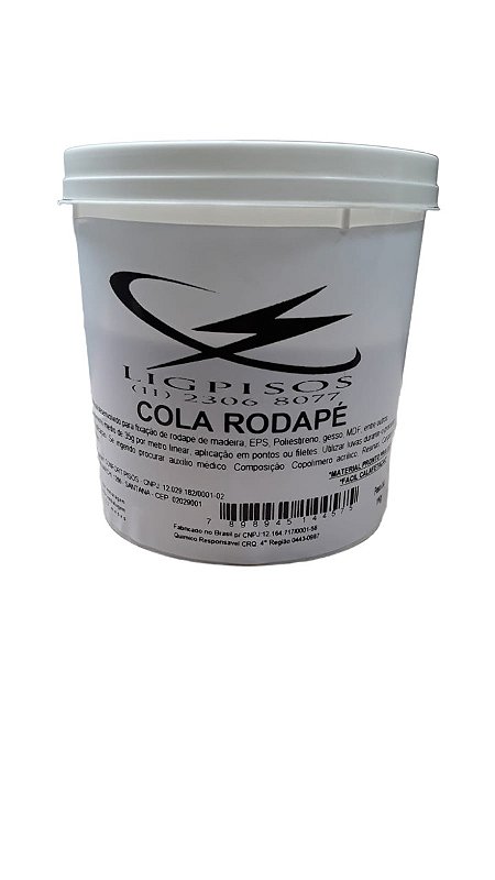Cola para Rodapé com 01 Kg - balde - Extra Forte