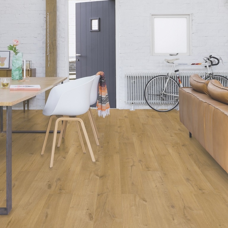 Piso Laminado Quick Step Linha Impressive cor 1855 - Carvalho Natural Soft - Preço por caixa com