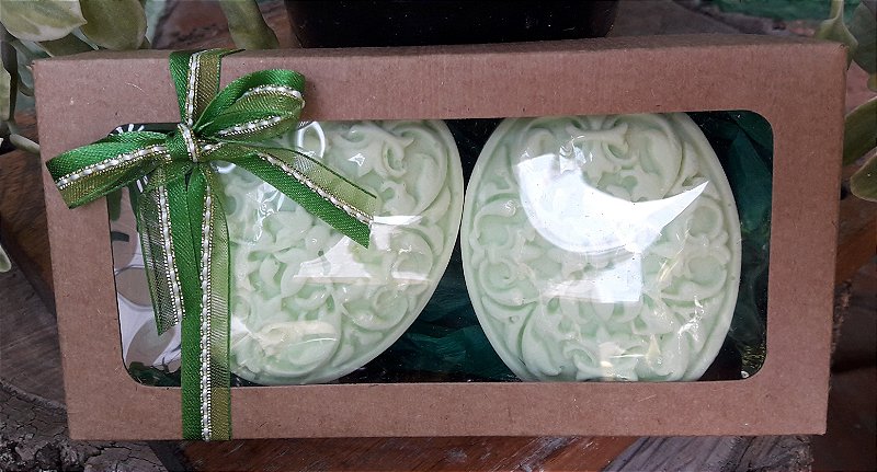 Kit Presente 2 Sabonetes Arabescos Cheiro da Amazônia 120g