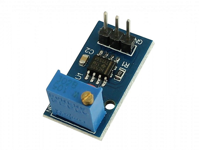 MODULO NE555 GERADOR DE PULSO FREQUENCIA PWM *AZUL* - RS Robótica