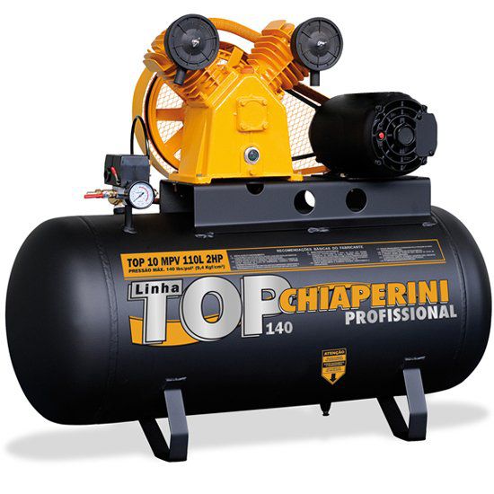 Compressor De Ar 110 Litros 2 Polos Chiaperini Mono 220v - 123Ferramentas