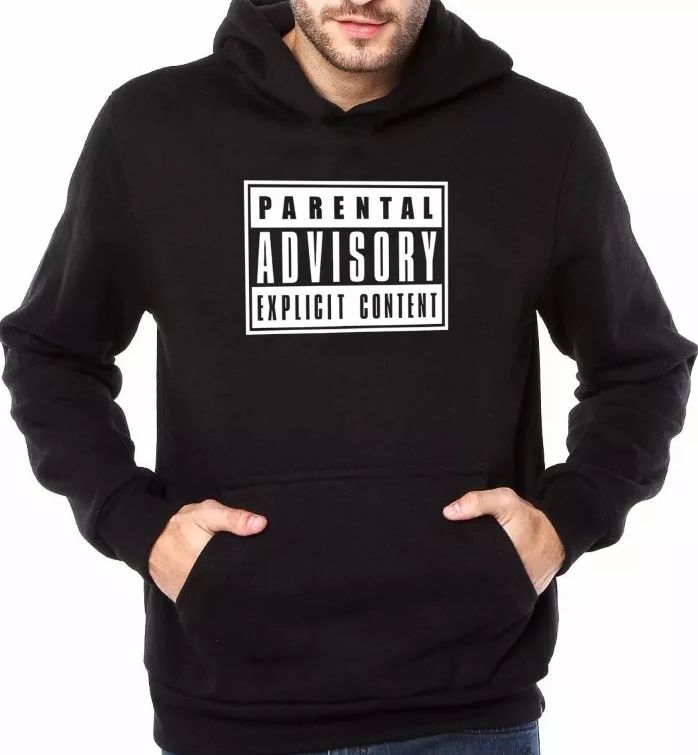 parental advisory explıcıt content moletom