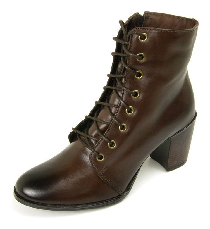 ankle boot cadarço