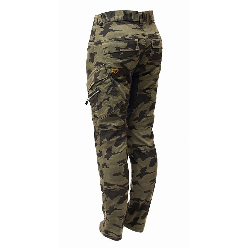 Calça Camu Force Comfort - Caqui — vista traseira do produto