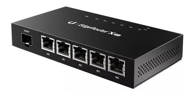 Ubiquiti EdgeRouter X 本体 ACアダプター付き Roteador Ubiquiti Edgerouter X (er-x-sfp-br) 5p Poe + 1p Sfp