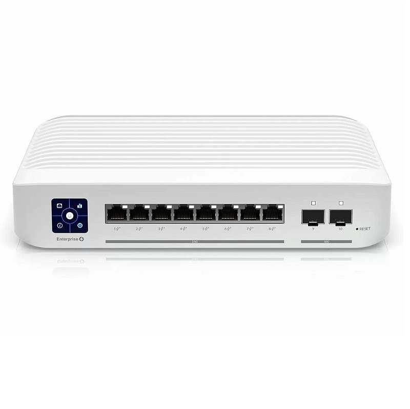 Switch Gerenciável 8 portas POE 2.5GB+ 2 portas SFP+ 10G 120W Ubiquiti ...