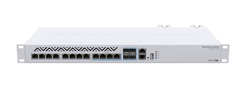 SWITCH MIKROTIK 8 portas rj45 10G + 4 SFP+ CRS312-4C+8XG-RM L6