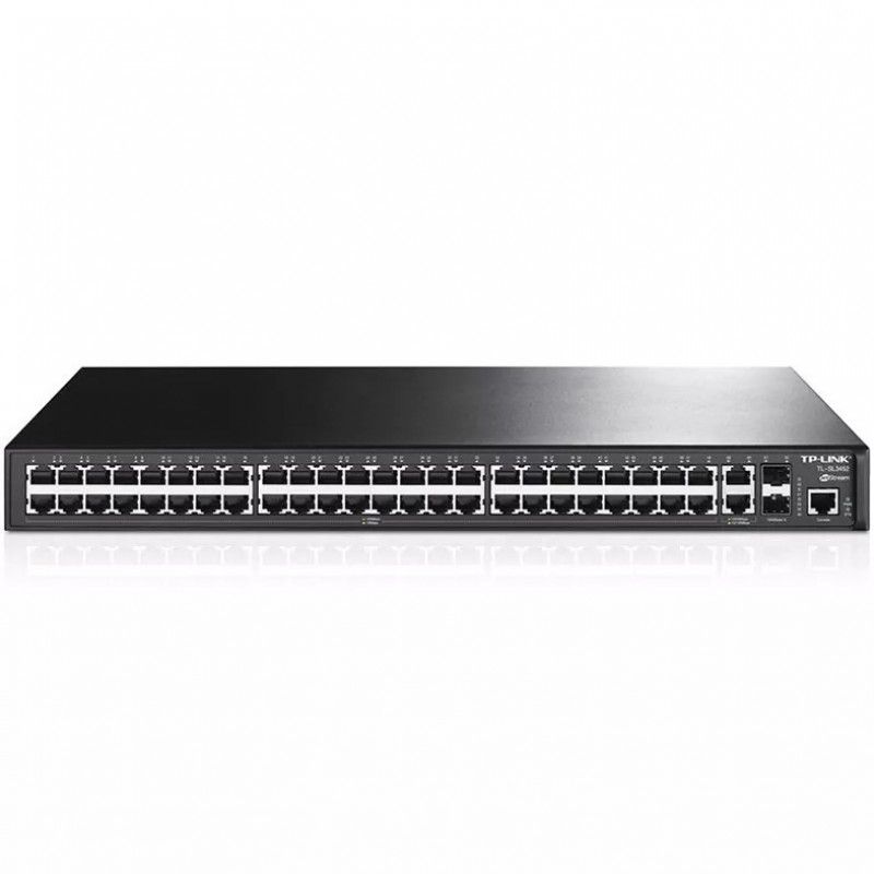 Switch 48 portas 10/100mbps + 4 portas Gigabit Gerenciável TP-Link